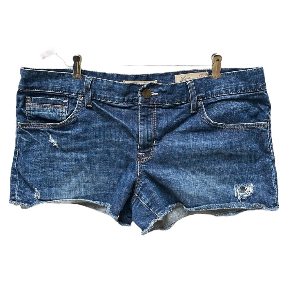 Gap Jeans Denim Medium Rise Dark Wash Jeans Shorts Size 31